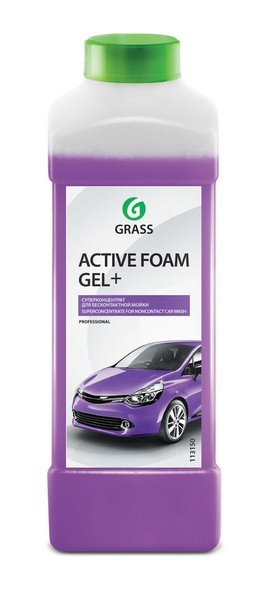 GRASS / 113180 Активная пена "Active Foam GEL+" Самый концентрированный 1 л. ( 12)