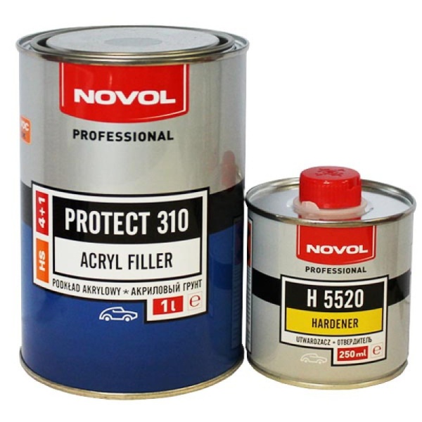 NOVOL / Грунт HS Протект 310 белый 1л+0,25л (6шт)