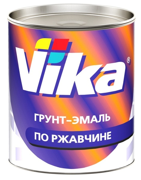 VIKA / Грунт-эмаль RAL9005 ЧЕРНЫЙ ЯНТАРЬ 0,9 кг(14шт)