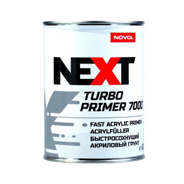 NEXT / Грунт Turbo Primer 7000 акриловый БЫСТРЫЙ серый 0,8 л   90895   (6шт)