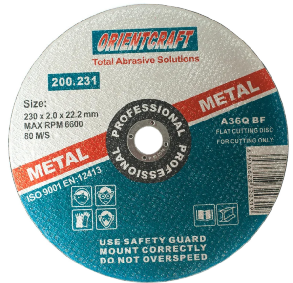 ORIENTCRAFT / 200.29/200.231 Арм. отр. диск д/нерж.230*2.0*22,2