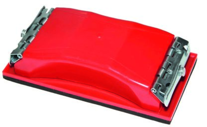 ORIENTCRAFT / 700.01 Шлифблок пластиковый красный 210мм*105мм (50)