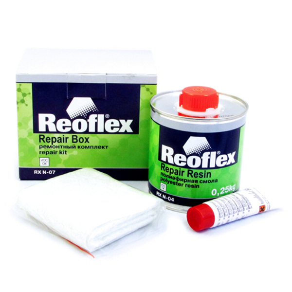 REOFLEX / Рем к-т(смола-стекломат-отвердитель) 0,25кг+0,25м+0,015гр (4)